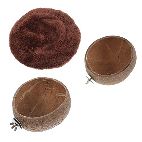 EVANEM 1 Set Hamster Nest Rabbit Water Bowl Squirrel Feeders Bird Cage Feeder Hamster Feeding Bowls Hamster Food Feeder Parrot Feeder Guinea Pig Cage Feeder Hamster Pet Feeder Pet Waterer