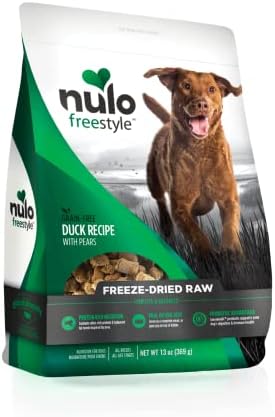  Nulo Freestyle Freeze-Dried Raw, Ultra-Rich Grain-Free Dry Dog Food For All Breeds And Life Stages With BC30 Probiotic For Digestive And Immune Health