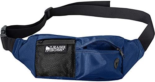  Leashboss Dog Treat Pouch For Training | Training Treat Pouches For Pet Training | Treat Bag For Dog Training | Portable Kibble Snack Container For Pets | Fanny Pack Waist Belt Transport On The Go