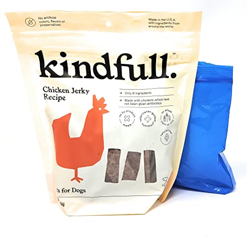  Tesadorz Bags And Kindfull Chicken Jerky Dog Treats, 16oz