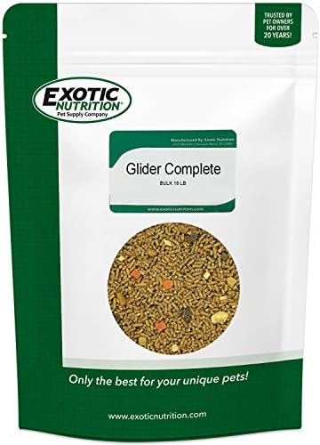 Glider Complete - Healthy High Protein Nutritionally Complete Staple Diet Sugar Glider Food (2 Lb)