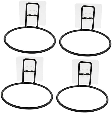  POPETPOP 3pcs Bowl Holder Bird Accessories Wall Mounted Planters Wall Mounted Clothing Rack Wall Mounted Planter Ring Wall Mounted Hooks Flower Pot Ring Bracket Cat Feeding Shelf Pet Supply