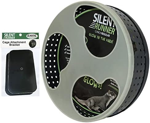  Silent Runner Glow Wheel - 12" Regular - Exercise Wheel (Wheel + Autoclean Track + Sandy Track)