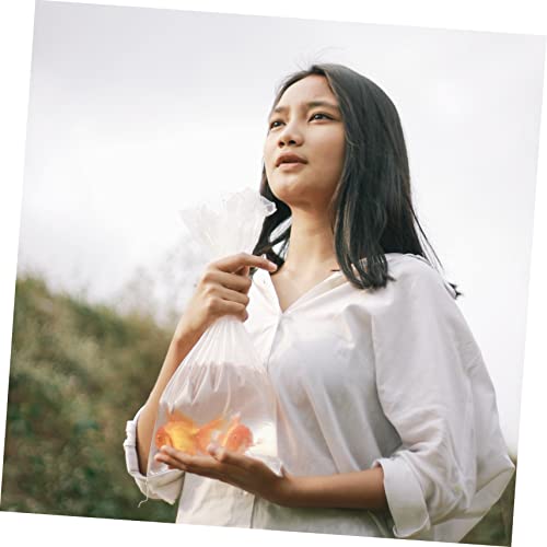  GARVALON 20pcs Fish Packing Bag Cookie Packaging Bags Plastic Packaging Bags Clear Poly Bags Plastic Minnow Bags Rubber Worm Bag Live Fish Shipping Bags Goldfish Flat Angle Packing Bags Fry