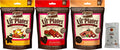  Aurora Pet Variety Pack (3) Merrick Lil' Plates Grain Free Small Breed Dog Treats (1) Salmon (1) Beef (1) Chicken (5-oz Each) With AuroraPet Wipes