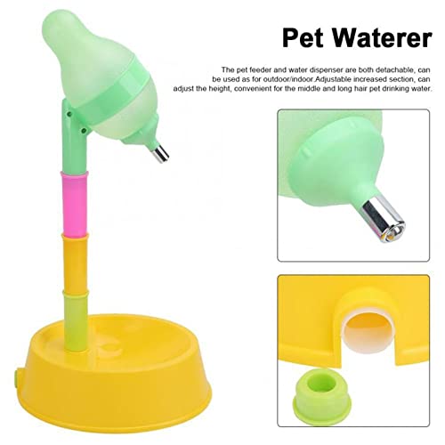  AYENCI Cat Automatic Water, Pet Drinking Fountain Plastic Dog Cat Dish Bowl Bottle Water Dispenser Drinker Food Feeder (Color : Pink)