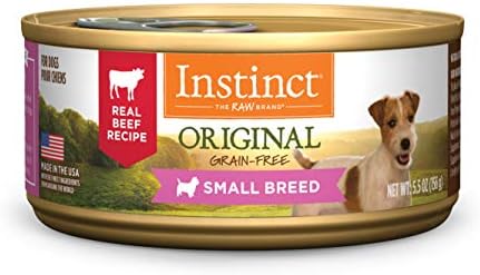  Instinct Original Small Breed Grain Free Real Chicken Recipe Natural Wet Canned Dog Food, 5.5 Oz. Cans (Case Of 12)