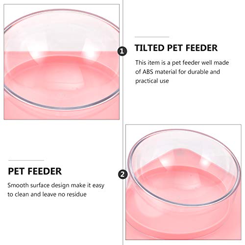  Pet Bowl Magnetic Cat Food Bowl And No Spill Tray Neck Protection Pet Feeder Pet Bowl