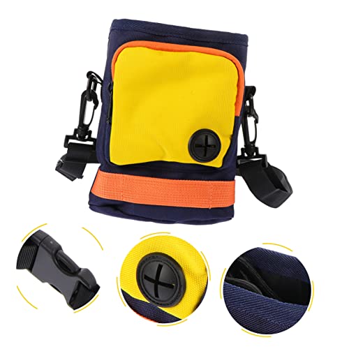  Mipcase 2pcs Picnic With Use Dog For Train And Daily Waist Treat Holder Adjustable Toy Poop Shoulder Kibbles Yellow Training Food Dogs Pouch Strap Snack Wear-resistant Bag Pet Walking