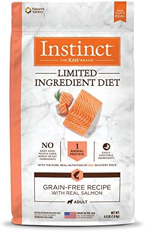  Instinct Limited Ingredient Diet Grain Free Recipe With Real Lamb Natural Dry Dog Food, 20 Lb. Bag