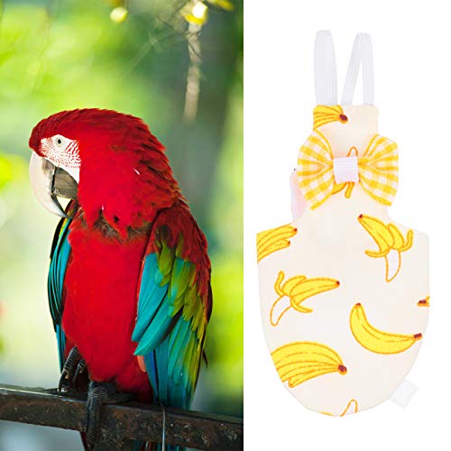  Mipcase Bird Diaper Conure Conure Flight Suit Birds Diaper Flight Cockatiel Flight Suit Parrot Flight Suit Bird Flying Harness Suit With Leash Pet Parrot Costume Conure Flight Suit
