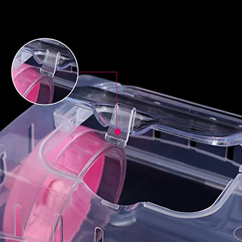  Angel3292 Hamster Travel Case With Food Bowl Running Wheel Multifunctional Portable Hamster Carrier Small Pet Crate Pet Supplies Small Pet