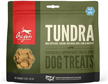  ORIJEN Freeze Dried Original Dog Treats, WholePrey Ingredients, 3.25oz