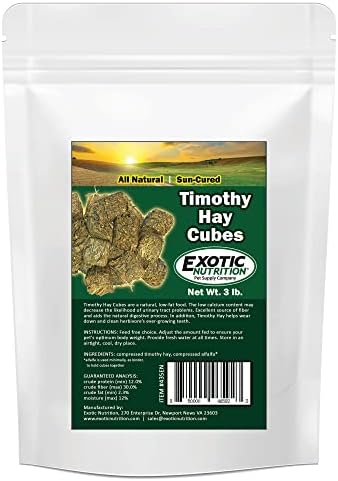  Timothy Hay Cubes 12 Lb - 100% All Natural, High Fiber, Sun Cured Timothy Grass Food & Treat - Rabbits, Guinea Pigs, Chinchillas, Degus, Prairie Dogs, Tortoises, Hamsters, Gerbils, Rats & Small Pets…