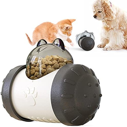  Dog And Cat Toys Pet Feeder Dog Educational Toys Pet Feeder Food Overflow Device Tumbler ABS Material Allows Cats And Dogs To Eat Slowly To Help Pets Digest (Green)