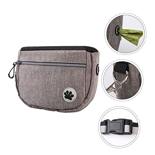  Iplusmile Pet Treat Bag Food Containers Dog Walking Fanny Pack Food Snacks Pet Snack Pouch Puppy Treat Pouch Dog Reward Pouch Food Bag For Dogs Training Pet Waist Bag Dog Training Waist Bag