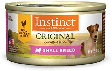  Instinct Original Small Breed Grain Free Real Chicken Recipe Natural Wet Canned Dog Food, 5.5 Oz. Cans (Case Of 12)