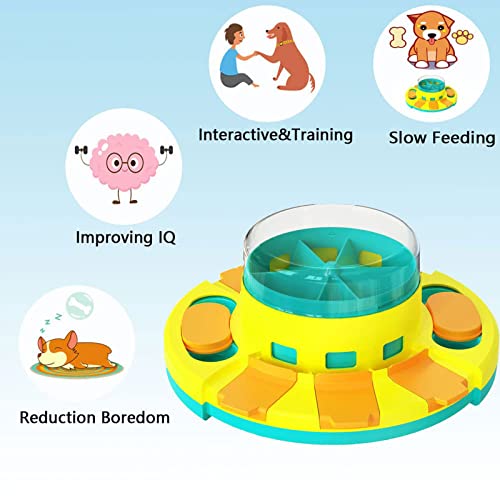  Kubatis Dog Puzzle Toys Level 3 2 1, Dog Treat Puzzle Slow Feeder, Interactive Enrichment Toys For Large/Medium/Small And Smart Dog, Dog Food Dispenser For Boredom And Mental Stimulation (Blue).