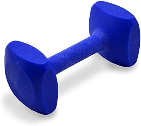  J&J Dog Supplies Obedience Retrieving Dumbbell With 3" Ends, 3 1/2" Wide Bit And 15/16" Diameter Bit, White, Large