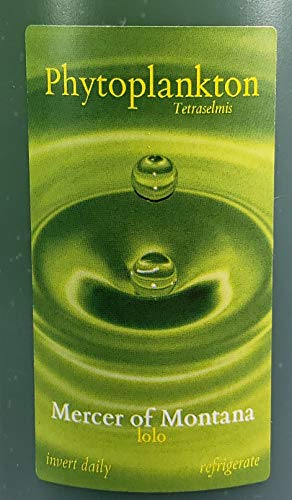  Live Marine Phytoplankton, Tetraselmis, (x2) 16oz. Bottles
