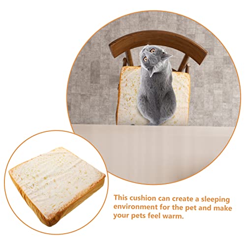  Ibasenice Cat Cushion Dog Bed Indoor Couch Sleeping Pad Indoor Chair Cushions Cat Beds Pet Warm Bed Cooling Mat For Cats Cat Sleeping Cushion Supple Bread Pillow Household Chair Cushion Food