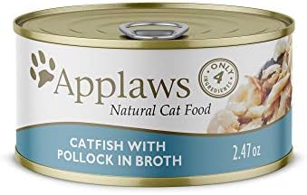  Applaws Natural Wet Cat Food, 24 Pack, Limited Ingredient Food For Cats, Chicken Breast With Cheese In Broth, 2.47oz Cans