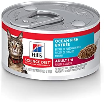  Hill's Science Diet Adult Wet Cat Food, Chicken & Spinach, 2.8 Oz. Pouch, 24-Pack