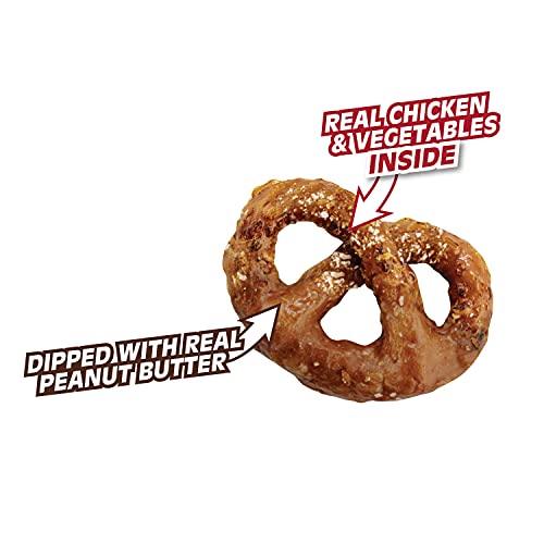  SmartBones No Artificial Colors Or Preservatives Pretzel-Style Chews, Treat Your Dog To A Fun Shapped Rawhide-Free Chew