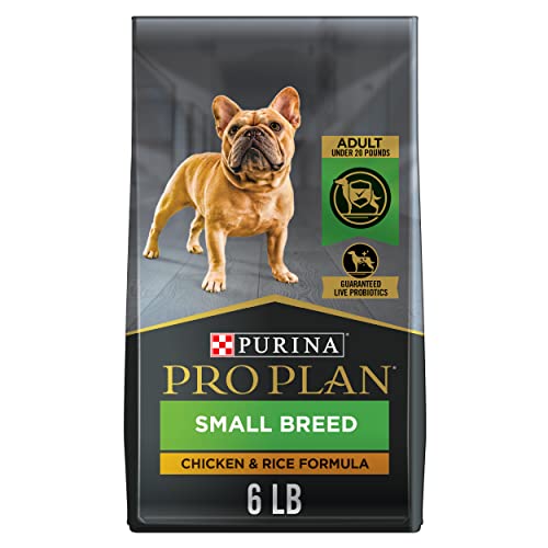  Purina Pro Plan High Protein Small Breed Dog Food, Chicken & Rice Formula - 6 Lb. Bag