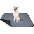  Avont 2 Pack Washable Reusable Puppy Pee Pad, Highly Absorbent Non Slip Dog Training Whelping Pads With Waterproof Bottom, Guinea Pig Fleece Cage Pen Liner Cats Food Feeding Mat -Large