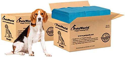  Dog Training Puppy Pads 23x36, Case Of 100 Dog Pee Pads, Basics Doggy Pee Pad, Good For Dog Food Wet, Large Dog Bed, Diaper Changing Pad, Cat Beds Clearance Prime