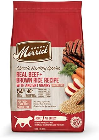  Merrick Classic Healthy Grains Dry Dog Food Small Breed Recipe - 4.0 Lb Bag