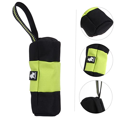  Ipetboom Carrier Strap Outdoor Purse Pocket Luminescent Doggie Size Bait Training Wristlet Wrist Leash Dogs With Dispenser Bag Pet Food Walking Pouch Container Treat Holder Hand Poop L