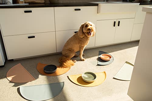  Slow Feeder Dog Bowl: The Slowdown Bowl Is A Modern, Silicone Puzzle Bowl & Lick Mat. Slow Eating, Stop Gulping, Take It Easy. Dishwasher Safe. (Sage)