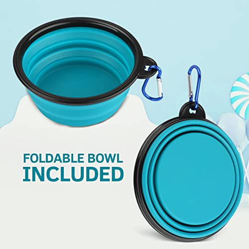  Playpen For Dogs, 44"*44"*24" Large Foldable Pet Play Pens Indoor Outdoor Exercise Pen With Carrying Case Food Bowl For Cat Puppy Rabbit (110cm/44, Cyan)