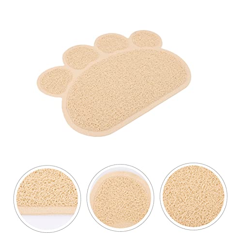  Mipcase Kitten Mat Free Dogs Dog Food Puppies Reusable Litter Pad Ground Scatter Bowl Daily Tray Rabbits Accessory Under Blanket Place Paw Rug Cushion Mesh Training For Cats Cat