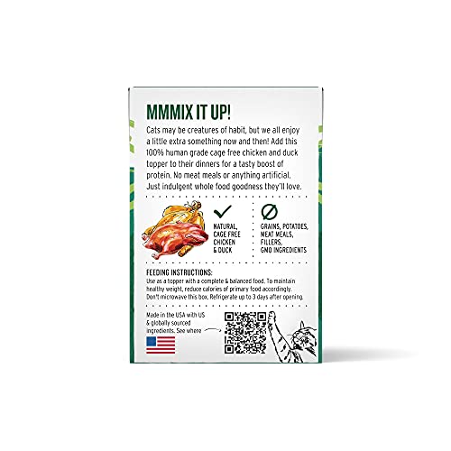  The Honest Kitchen Mmmixers - Chicken & Duck Cat Food Topper, 5.5 Oz (Pack Of 12)