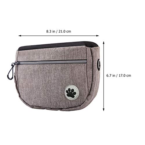  Hemobllo Food Containers Food Containers Puppy Treats Portable Dog Treats Pouch- Outdoor Travel Walking Food Bag For Dogs Training, Cloth Pet Food Container Snack Pouch Puppy Treats Puppy Treats