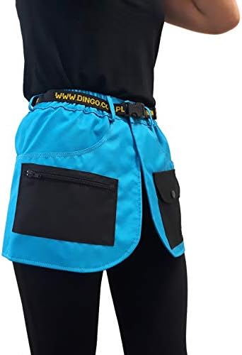  Dingo Dog Training Vest For Agility Dog Sports Training Waterproof Many Pockets For Carry Toys&Snacks 2-Way Zipper Drawstring Waist Pink Power S Size 16400-2