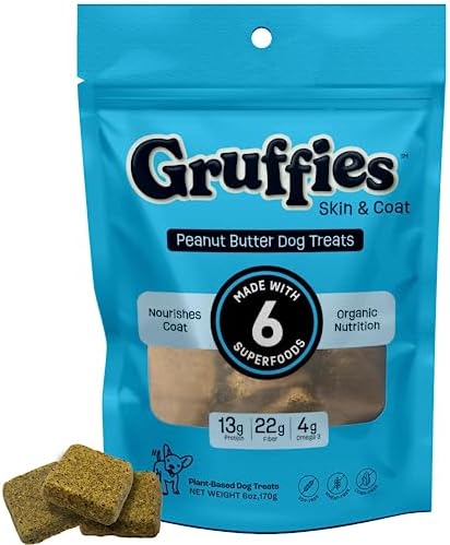  Gruffies Dog Treats - Nutrient-Rich, Guilt-Free Training Treats, Made In The USA, Enriched With Super Foods, Omega 3, Fiber, Protein, Soy-Free, Wheat-Free, Corn-Free Bundle Of 4 (170g Each)