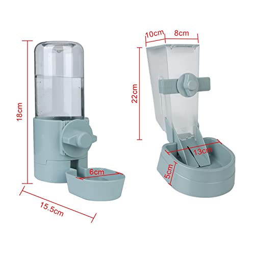  AYENCI Cat Automatic Water, Hanging Cage Feeder Food Container Dispenser Bowl Cats Dogs Drink Fountain For Puppy Cats Rabbit Automatic Pet Water Bottle