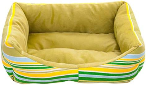 SENERY Winter Striped Beds For Large Dogs Washable Pet House Soft Warm Dog Mats Pad Merry Christmas Decor