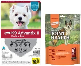  K9 Advantix II Medium Dog Vet-Recommended Flea, Tick & Mosquito Treatment & Prevention | Dogs 11-20 Lbs. | 2-Mo Supply