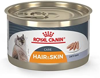  Royal Canin Feline Care Nutrition Hair & Skin Care Thin Slices In Gravy Canned Cat Food, 3 Oz Cans 24-count
