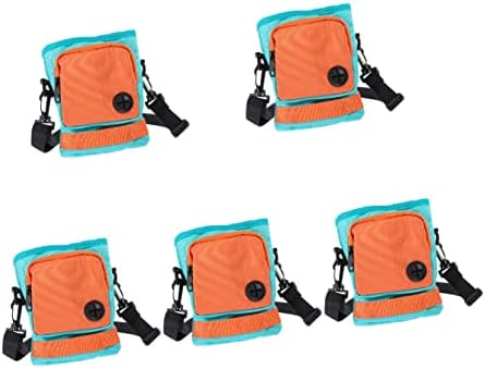  Mipcase 2pcs Picnic With Use Dog For Train And Daily Waist Treat Holder Adjustable Toy Poop Shoulder Kibbles Yellow Training Food Dogs Pouch Strap Snack Wear-resistant Bag Pet Walking