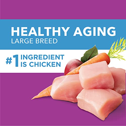  IAMS Healthy Aging Adult Large Breed Dry Dog Food For Mature And Senior Dogs With Real Chicken, 15 Lb. Bag