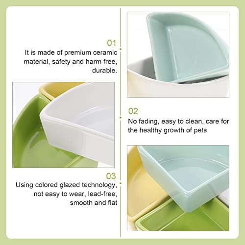  Mipcase 8 Pcs Ferret Pets Bunny Water Feeder Ceramic Feed Rabbit Tool Pet Shape And Supplies Device Dispenser Waterer Chinchilla Guinea Animal Pigs Holder Pig Detachable Food Squirrel