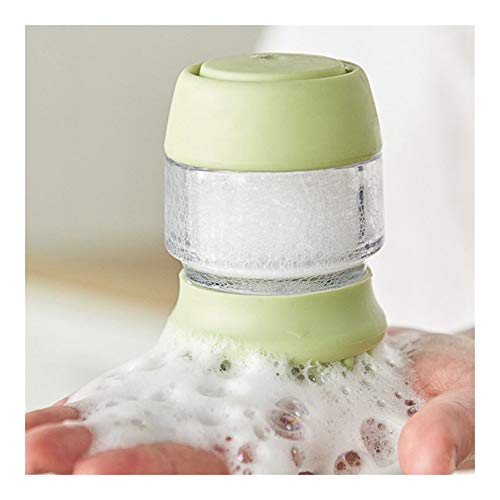  YangYan Pet Bath Brush Dog Massage Brush Multifunctional Storage Shampoo Bath Liquid Bath Dog Brush Green (Color : Green)