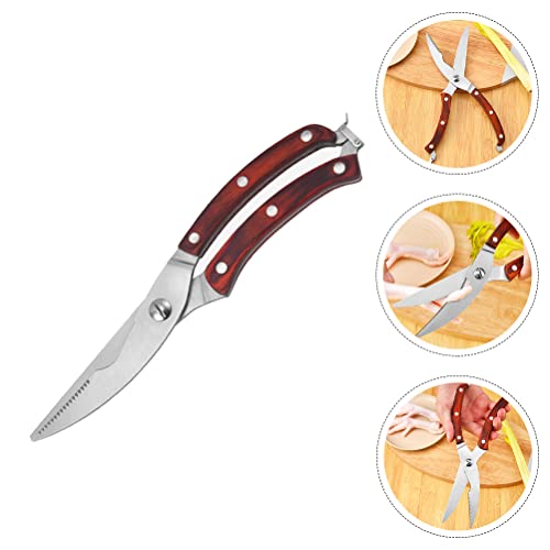  Luxshiny Kitchen Shears Heavy Duty Heavy Duty Shears Stainless Steel Food Scissor Chicken Bone Fish Bone Scissor Handle Food Shear Kitchen Shear Shears Heavy Duty
