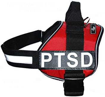  Doggie Stylz Service Dog Harness Vest Comes With 2 Reflective PTSD Removable Patches. Please Measure Dog Before Ordering…
